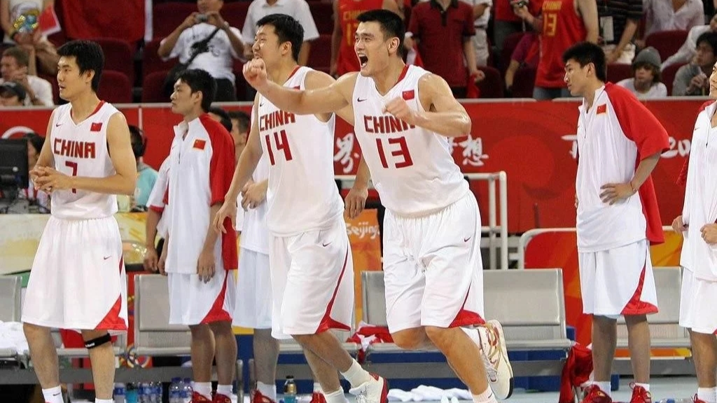 中国男篮vs美国梦八队中国男篮运动战进球集锦08年北京奥运会