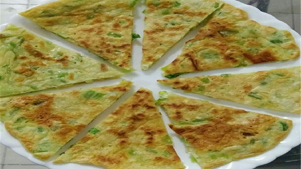 葱花蛋饼的做法