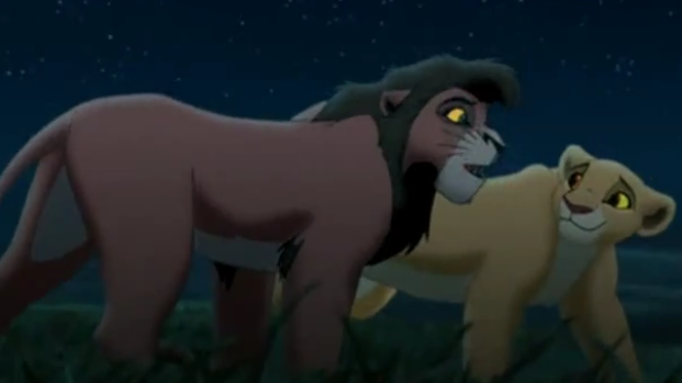 狮子王2:高孚和辛巴的女儿琪拉雅亲上了