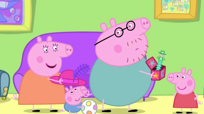 小猪佩奇是非常的勇敢,你们喜欢他吗?