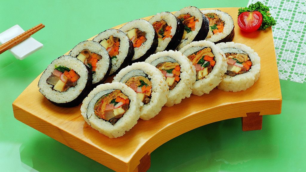 美食,精致的日本寿司,是不是很有胃口