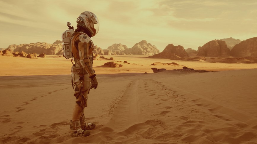 硬核科幻片《火星救援》,一部得到nasa支持的电影