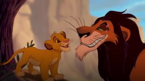 狮子王:刀疤设计辛巴入陷阱,狮王为救儿子受重伤,最后被害死!