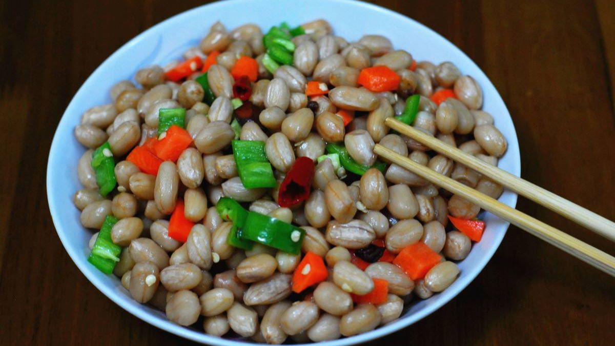 美食攻略家常菜凉拌花生米做法分享