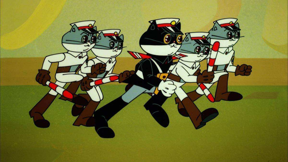 经典动画片黑猫警长,可恶的老鼠真的是太猖狂了!