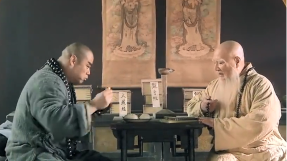 水浒传:鲁智深非常惊讶,没想到师傅是个高人,直接跪拜!