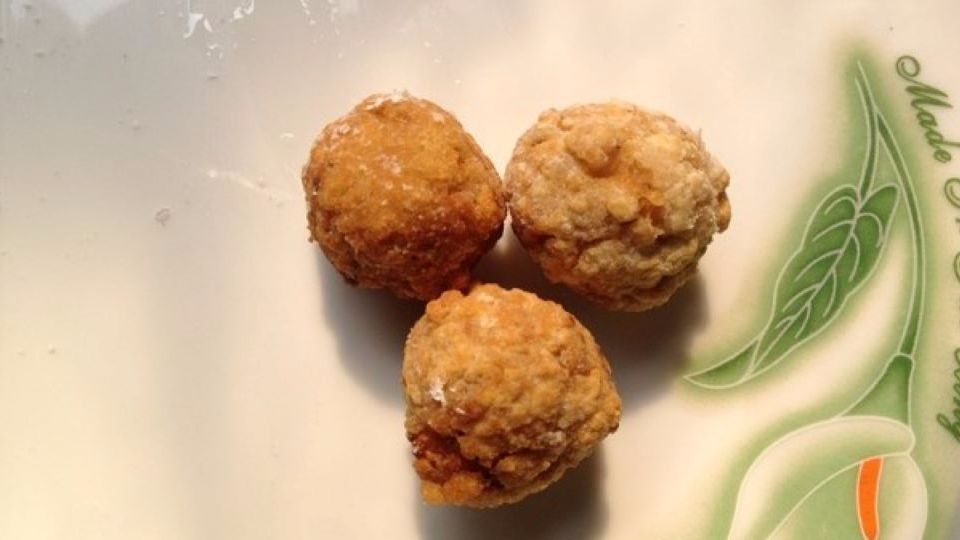 绿豆面丸子的做法