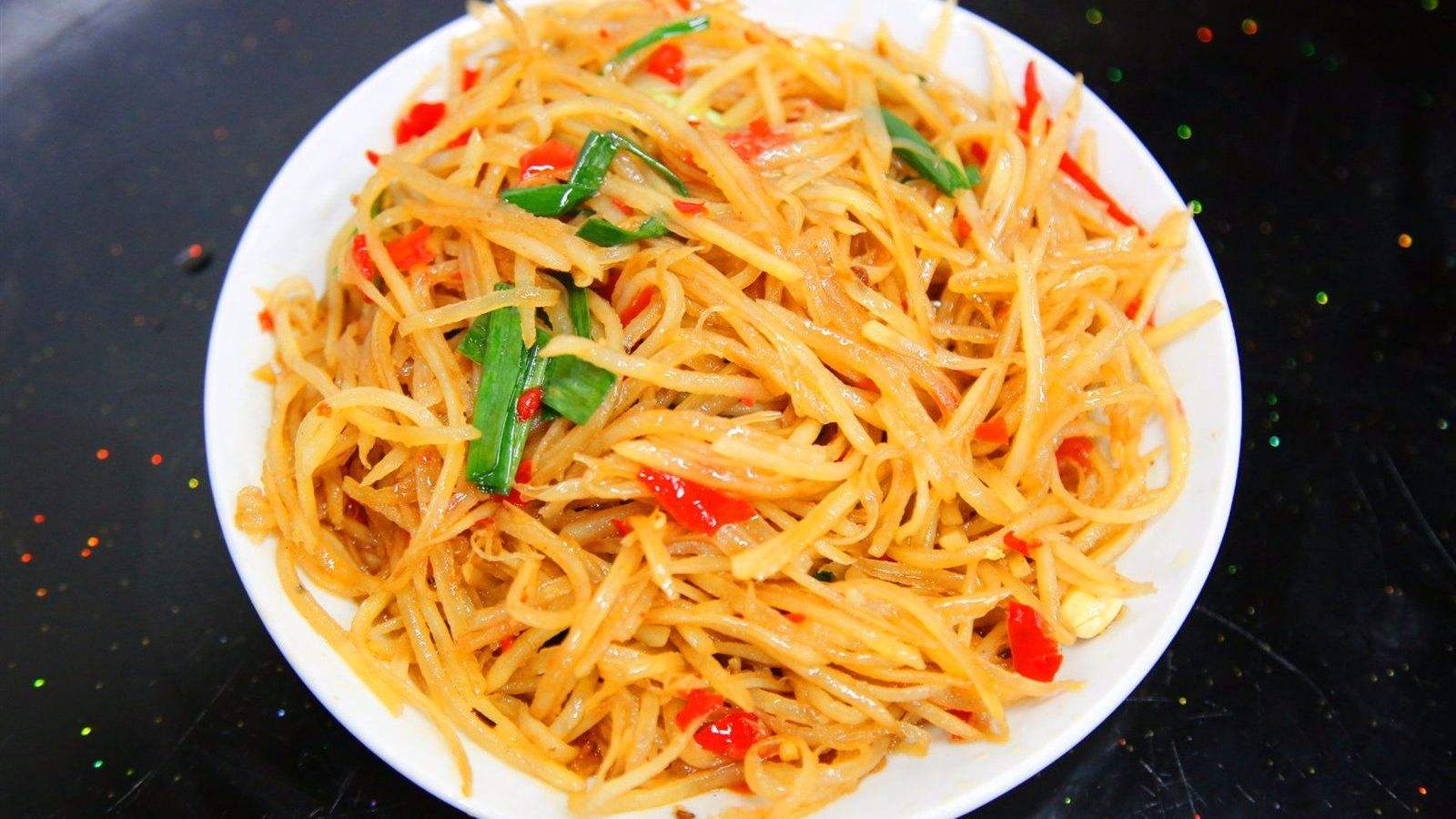 辣炒土豆丝的做法