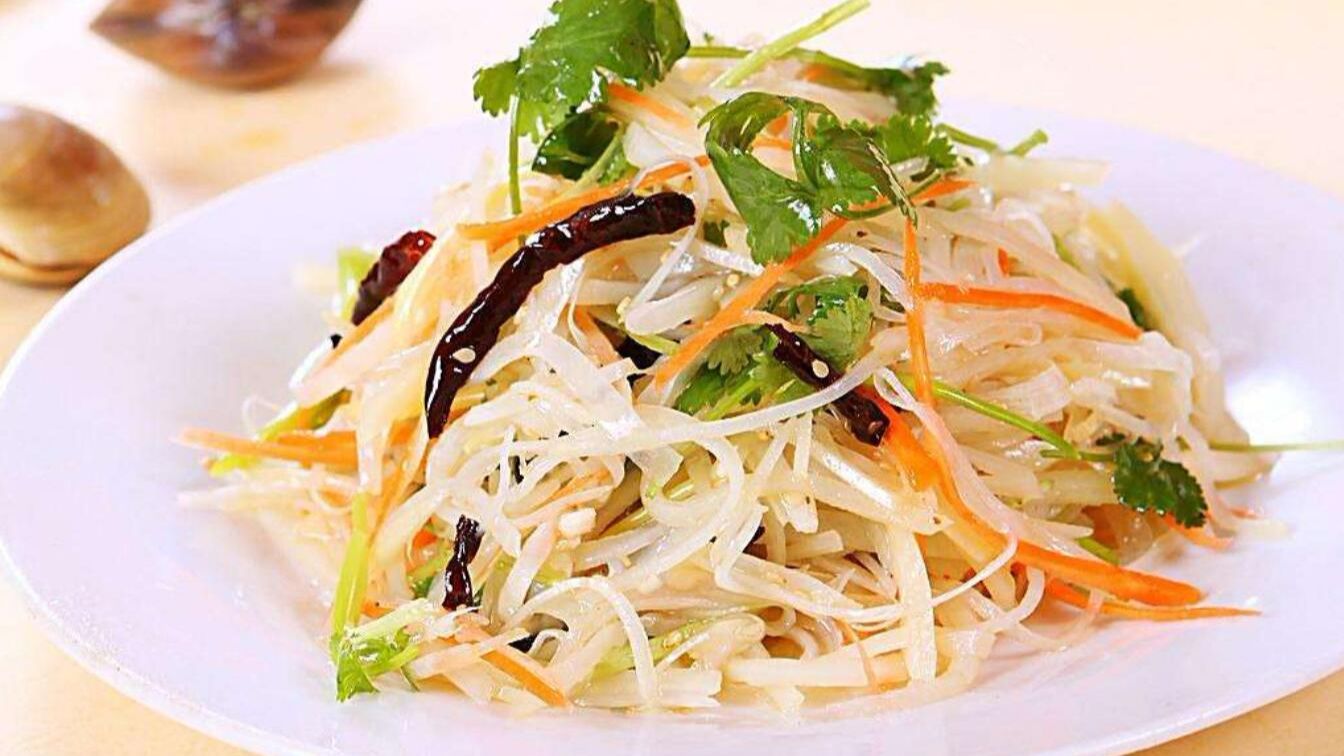 炝拌土豆丝怎么做好吃