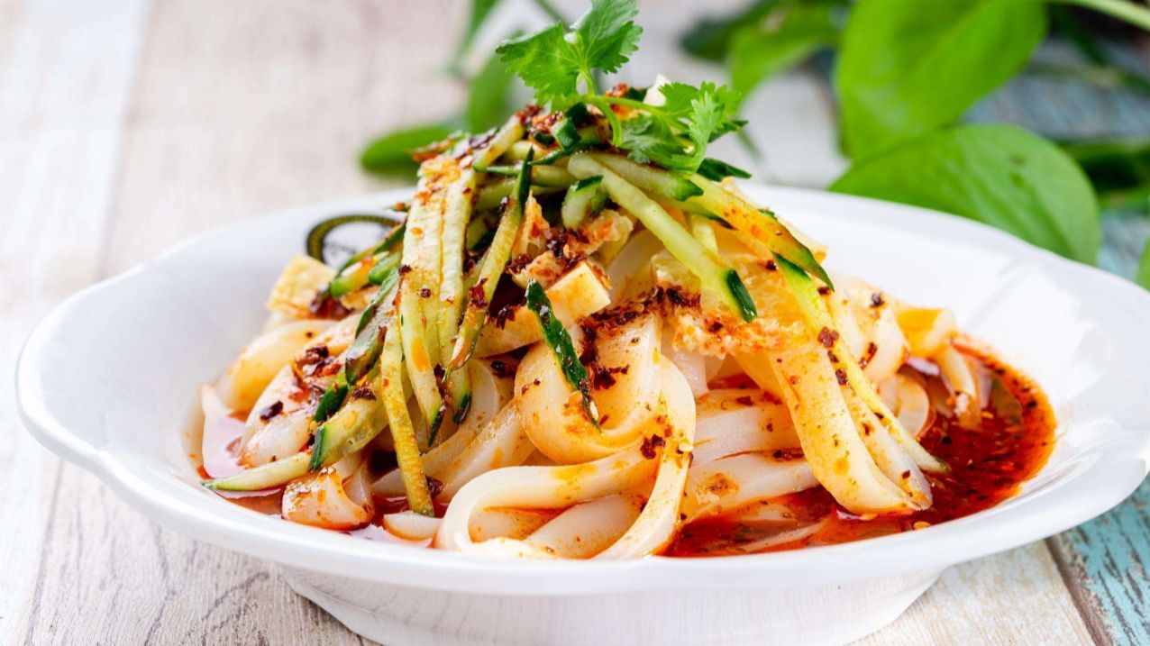 兰州著名小吃——高担酿皮