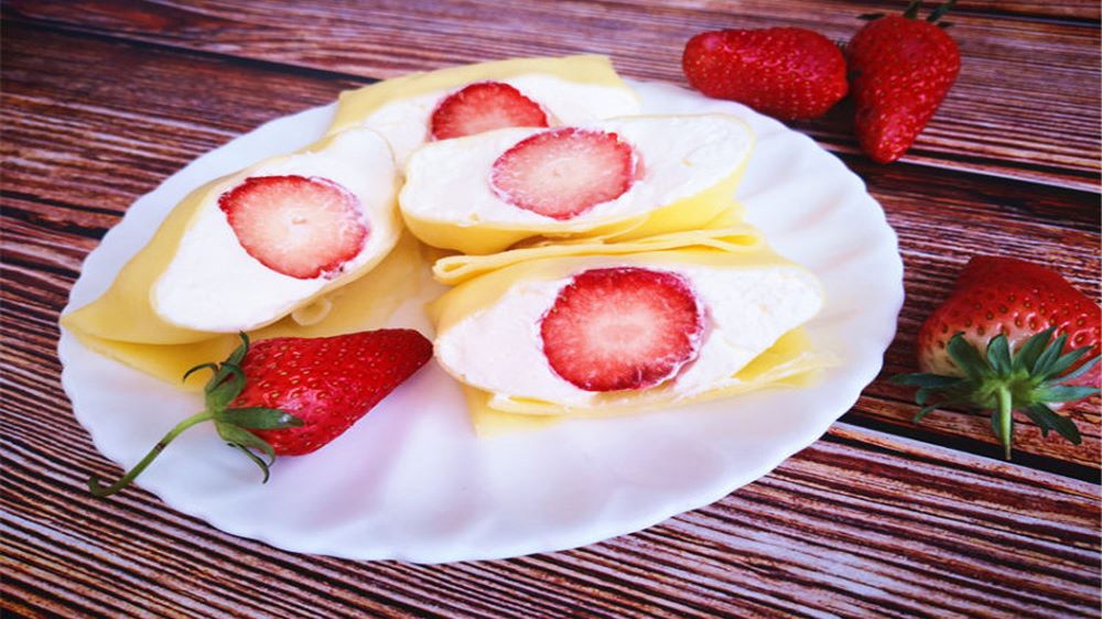 抹茶班戟的做法