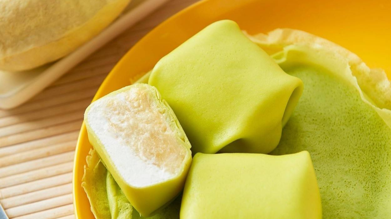 抹茶班戟的做法