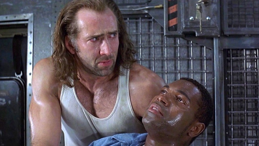 看《空中监狱》, 一个人勇战一群恶棍