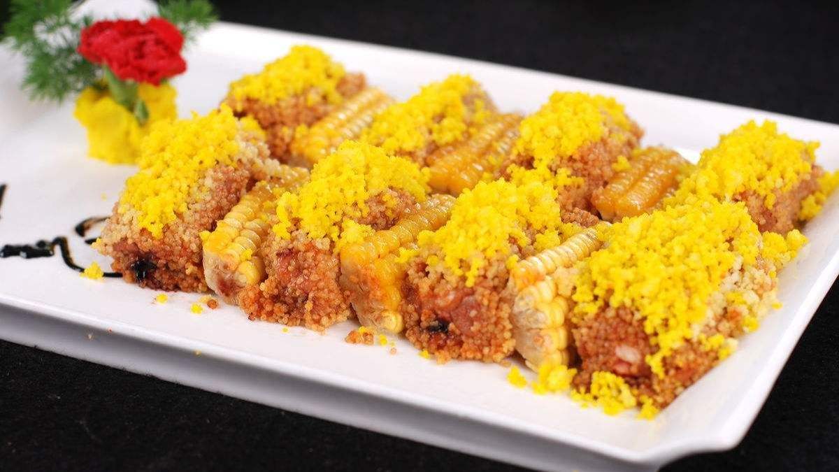 年夜饭,排骨教你一种创新吃法,小米蒸排骨,越吃越香