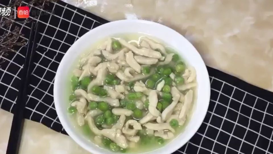 豌豆鸡丝图片