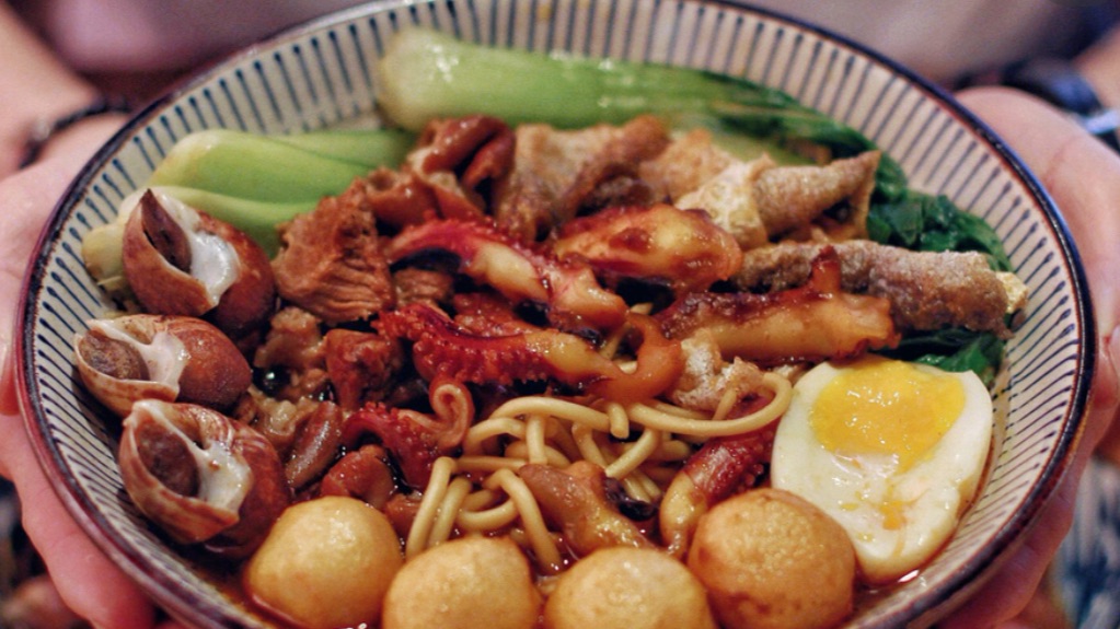 香港最经典小食-车仔面去香港必吃的一种食品噢